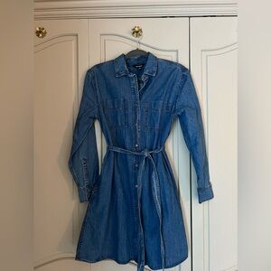 Joe Fresh Denim Dress with Pockets and Belt
